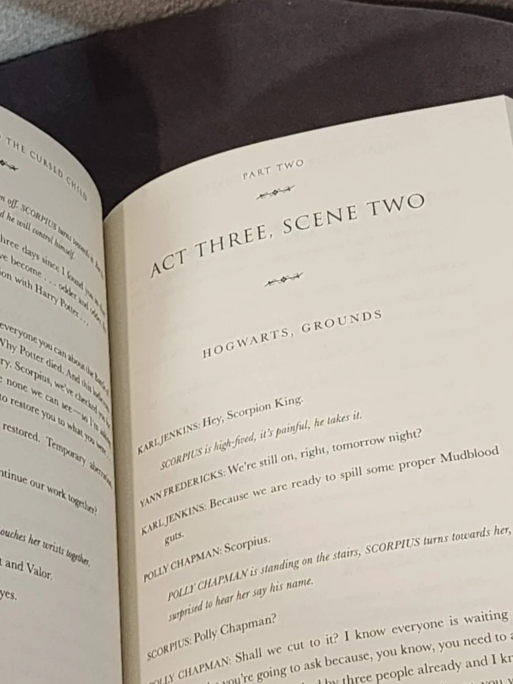 Harry Potter and the Cursed Child Parts One and Two Special Rehearsal Edition